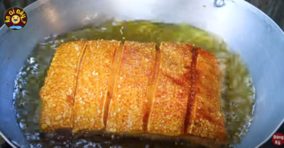 Cách làm thịt heo quay giòn bì bằng chảo ngon như hiệu