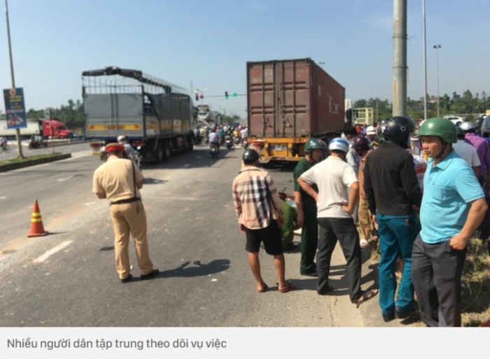 Người phụ nữ tử vong thương tâm dưới gầm container khi đi khám bệnh