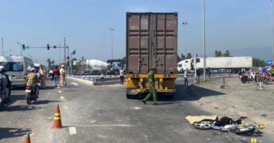 Người phụ nữ tử vong thương tâm dưới gầm xe container khi đi khám bệnh