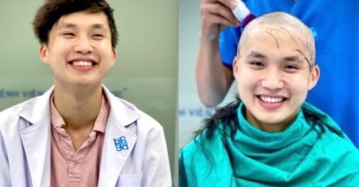 Bác sĩ trẻ cạo trọc đầu trước khi vào tâm dịch Bắc Giang, nụ cười khiến cộng đồng rớt nước mắt