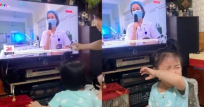 Con gái 20 tháng tuổi khóc nức nở khi thấy mẹ trên tivi, mẹ nhớ con nhiều đêm không ngủ