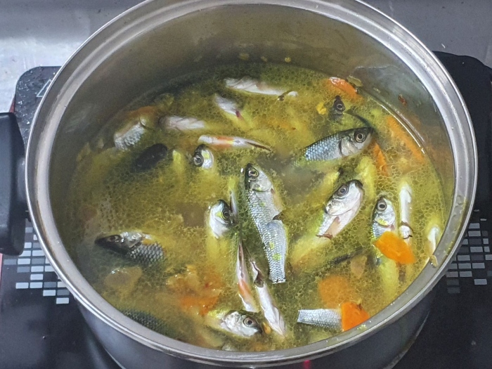 Cách làm cá kho nghệ nước dừa thơm lừng;  cá kho dứa;  Cá có vảy không?