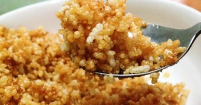 Cách làm cơm khô ngào đường giòn thơm đậm vị