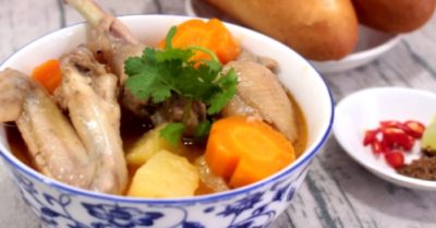 Cách làm gà nấu pate hấp dẫn, lạ miệng