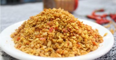 Cách làm muối ruốc thái chấm hoa quả ngon chuẩn vị
