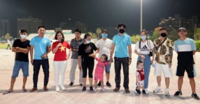 Cổ động viên đội tuyển Việt Nam tại UAE đón nhận tin vui tại vòng loại World Cup 2022