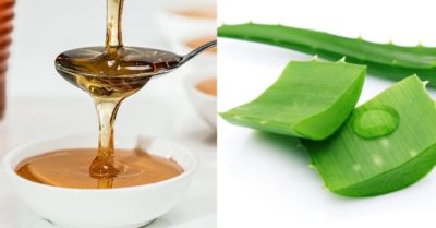 Nha đam mật ong và rượu vừa chữa bệnh vừa làm đẹp