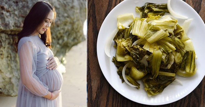 Trong 3 tháng đầu của thai kỳ mẹ bầu không nên ăn và uống quá nhiều đồ chua 