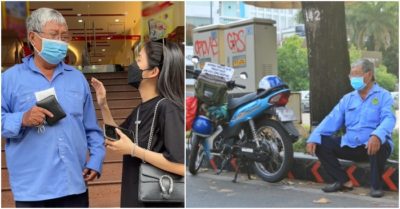 Bác bảo vệ mất việc vì COVID-19 xúc động nhận tiền hỗ trợ: ‘Từ nay không phải ăn xin nữa’