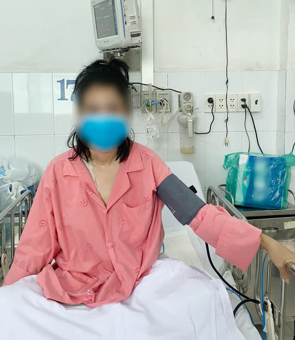 Nữ bệnh nhân đã qua cơn nguy kịch sau khi được chăm sóc, điều trị tích cực tại Bệnh viện Chợ Rẫy.
