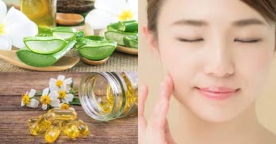 Nha đam và vitamin E cho làn da  mịn màng như da em bé