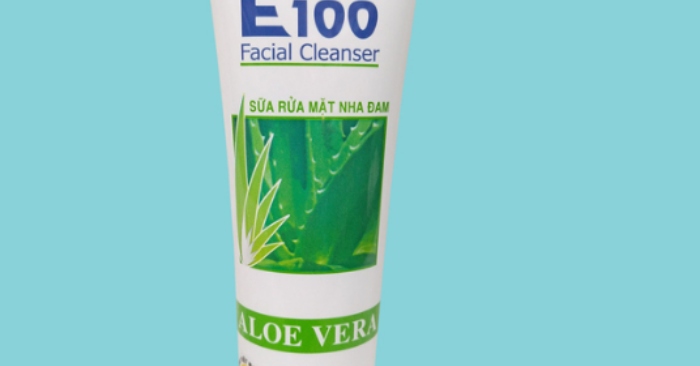 Tác dụng chăm sóc làn da tuyệt vời của sữa rửa mặt E100 nha đam; nám tàn nhang; da mặt; làn da.